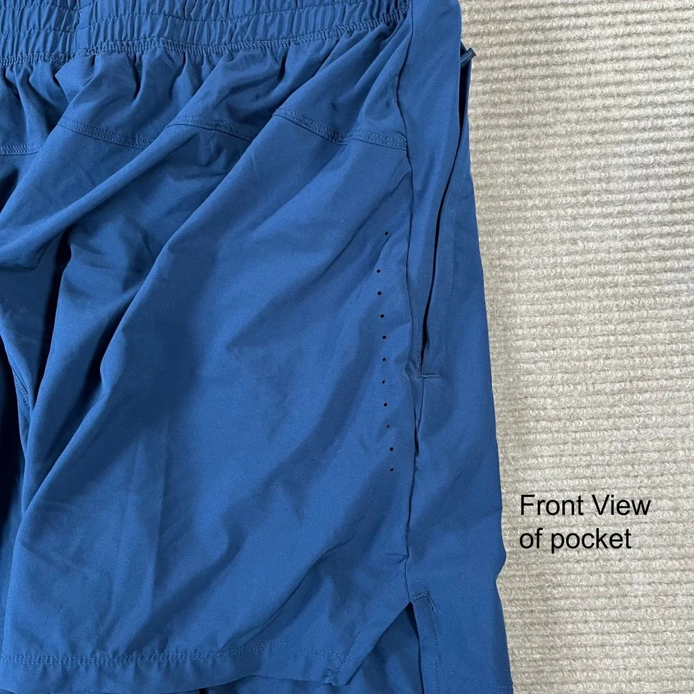 90 Degree by Reflex Mens Woven Airborne Short Navy Blue XXL‎ HM36832 Activewear